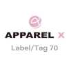 LABEL/TAG-70 ملصق منسوج، بطاقة تعليق @70 JPY/قطعة