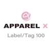 LABEL/TAG-100 ملصق منسوج، بطاقة تعليق @100 JPY/قطعة