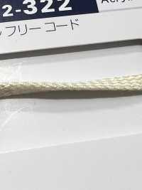 122-322 حبل مسطح رفيع خالٍ من الأكريليك[Ribbons, Tapes, And Cords] DARIN صور إضافية