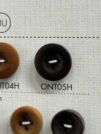 ONT05H زر بأربع فتحات من مادة Corozo Nut الطبيعية[أزرار] DAIYA BUTTON صور إضافية