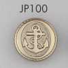 JP100 زر مطلي براتنج ABS