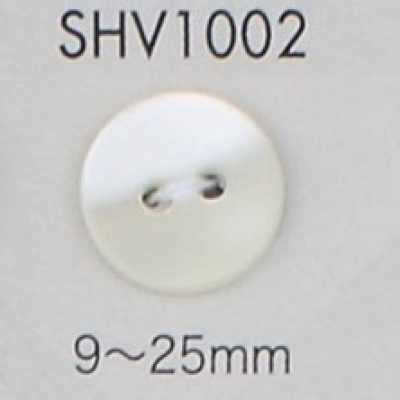 SHV1002 زر صدفي ذو فتحتين