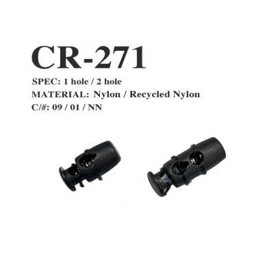 CR-271 مثبت حبل من نايلون معاد تدويره لشبكة صيد