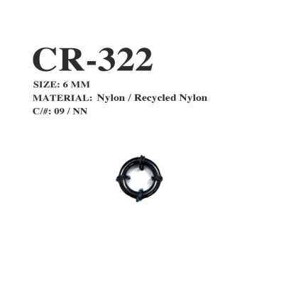 CR-322 نوع حلقة نهاية حبل نايلون معاد التدوير لشبكة صيد