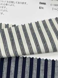 AN-9279 قطن مورا نيب مخطط[Textile / Fabric] Arinobe Shoten صور إضافية