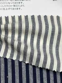 AN-9279 قطن مورا نيب مخطط[Textile / Fabric] Arinobe Shoten صور إضافية