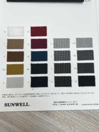 46157 <Monaluce> بوليستر/رايون مصبوغ بالخيوط ثنائي الاتجاه بظهر مشطوف[Textile / Fabric] SUNWELL صور إضافية