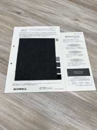 46157 <Monaluce> بوليستر/رايون مصبوغ بالخيوط ثنائي الاتجاه بظهر مشطوف[Textile / Fabric] SUNWELL صور إضافية