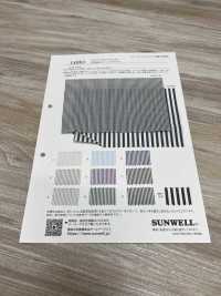 14093 لاون مخطط 60s مصبوغ بالخيوط[Textile / Fabric] SUNWELL صور إضافية