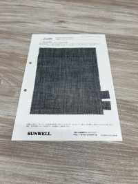 25296 شامبراي مصبوغ بالخيوط بخيوط غير متساوية[نسيج / قماش] SUNWELL صور إضافية