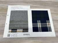 25415 نقشة مربعات بنسيج بسيط من القطن/الكتان مصبوغة بالخيوط 16S[نسيج / قماش] SUNWELL صور إضافية