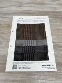26110 كاروهات بخيوط مصبوغة 30s بوليستر/رايون/قطن بحواف مقصوصة[Textile / Fabric] SUNWELL صور إضافية