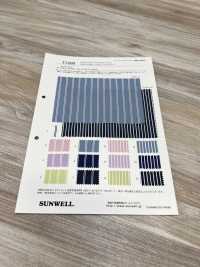 35400 100/2×80s مخطط بخيوط عالية العدد[Textile / Fabric] SUNWELL صور إضافية