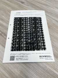 42880 دانتيل رايون مخطط بخطوط بارزة[نسيج / قماش] SUNWELL صور إضافية