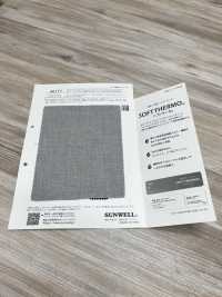 46155 30/2 تويل ثنائي الاتجاه بظهر ممشط (يستخدم خيط TORAY SOFTTHERMO)[نسيج / قماش] SUNWELL صور إضافية