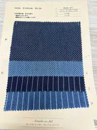INDIA-471 تصميم تفريغ النيلي[Textile / Fabric] Arinobe Shoten صور إضافية
