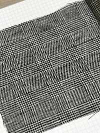 1159 كتان بنقشة غلين تشيك بتشطيب مغسول[نسيج / قماش] Fine Textile صور إضافية