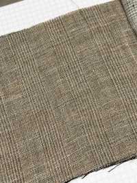 1159 كتان بنقشة غلين تشيك بتشطيب مغسول[نسيج / قماش] Fine Textile صور إضافية