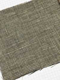 1159 كتان بنقشة غلين تشيك بتشطيب مغسول[نسيج / قماش] Fine Textile صور إضافية
