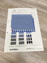 6407 برودكلوث جينغهام ممشط 40s مصبوغ بالخيوط[نسيج / قماش] SUNWELL صور إضافية