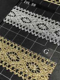DS38 دانتيل تورشون لوريكس، العرض 23mm[Ribbons, Tapes, And Cords] DAISADA صور إضافية