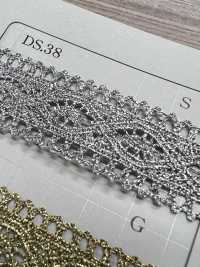 DS38 دانتيل تورشون لوريكس، العرض 23mm[Ribbons, Tapes, And Cords] DAISADA صور إضافية