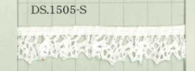DS1505-S دانتيل مطاطي دانتيل كشكشة 15mm