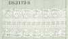 DS2173-S دانتيل مطاطي دانتيل كشكش دانتيل سلم 32mm