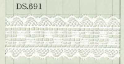DS691 دانتيل قطني 28MM