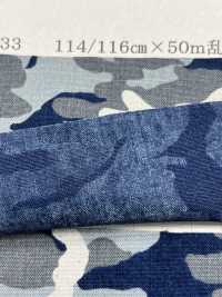 P2280-1133-woodland شامبراي بطباعة تفريغية Woodland 5 أونصة[نسيج / قماش] Yoshiwa Textile صور إضافية