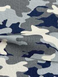 P2280-1133-woodland شامبراي بطباعة تفريغية Woodland 5 أونصة[نسيج / قماش] Yoshiwa Textile صور إضافية