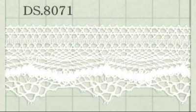 DS8071 عرض الدانتيل القطني: 23mm