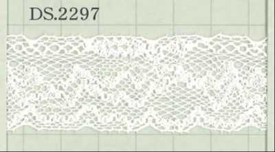 DS2297 عرض دانتيل قطني: 25mm