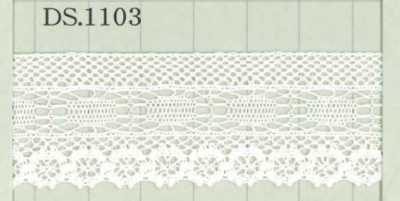 DS1103 دانتيل قطني العرض: 27mm