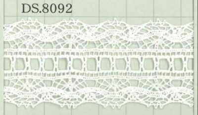 DS8092 عرض الدانتيل القطني: 33mm