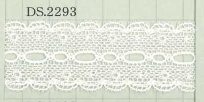 DS2293 عرض الدانتيل القطني: 20mm