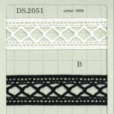 DS2051 دانتيل سُلَّمي العرض: 21mm