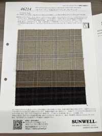 46214 <Monaluce> تويل ثنائي الاتجاه مصبوغ بالخيوط بنقشة تارتان مربعات[نسيج / قماش] SUNWELL صور إضافية