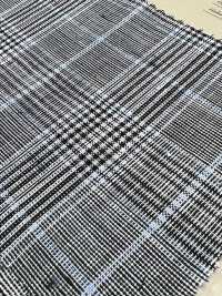 A-7069 كتان 100% Glen Check[Textile / Fabric] Arinobe Shoten صور إضافية