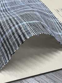 A-7069 كتان 100% Glen Check[Textile / Fabric] Arinobe Shoten صور إضافية
