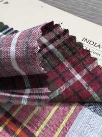 INDIA-2143 مربعات مدراس قطنية[Textile / Fabric] Arinobe Shoten صور إضافية
