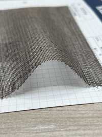 ST27314 شبك دابي مصبوغ بالغزل من قطن/تيترون/كتان Orinasu Tochio (Tochio Weave)[Textile / Fabric] Kumoi Beauty صور إضافية
