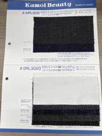 SRL3020 دنيم قطن-كتان مطاطي Supima بوزن 6.5 أونصة (يستخدم خيوطًا مدمجة ممشطة) قماش دريل (3/1)[نسيج / قماش] Kumoi Beauty صور إضافية