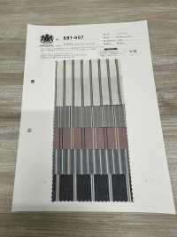 SBT-007 مخطط عضوي طبيعي بتشطيب غسلي مجعد[Textile / Fabric] Kuwamura Textile صور إضافية