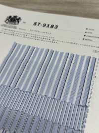 ST-9183 80/2 مخطط أزرق[نسيج / قماش] Kuwamura Textile صور إضافية