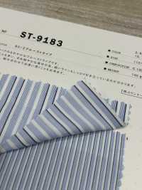ST-9183 80/2 مخطط أزرق[نسيج / قماش] Kuwamura Textile صور إضافية