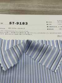 ST-9183 80/2 مخطط أزرق[نسيج / قماش] Kuwamura Textile صور إضافية