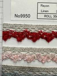 9950 دانتيل رايون Moul Torsion (تقريبًا 14 mm) ROSE BRAND (Marushin) صور إضافية