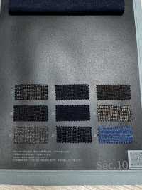 1010861P جيرسي مولينيه صوف/قطن بنقشة رأس الدبوس الجديد[Textile / Fabric] Takisada صور إضافية