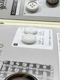 U27 [نمط قرن الجاموس] زر بأربع ثقوب، لامع، بحافة، مناسب للتلوين[Buttons] NITTO Button صور إضافية